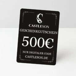 €100 CASTLESON Geschenkgutschein – Für Herrenanzüge & Accessoires -Herrenanzug Geschäft 100 castleson geschenkgutschein fuer herrenanzuege accessoires 500 00 278