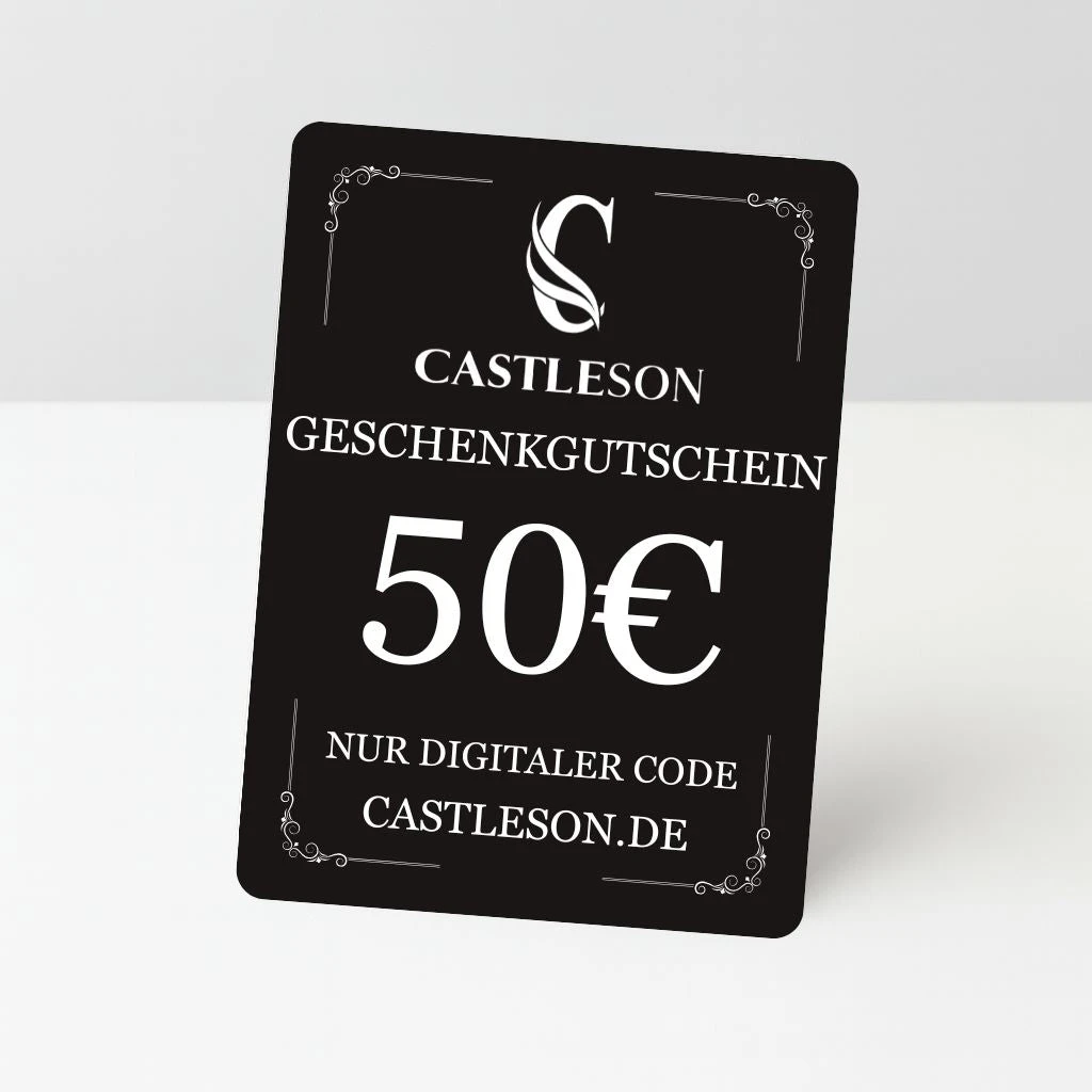 €150 CASTLESON Geschenkgutschein – Für Herrenanzüge & Accessoires 2 €150 CASTLESON Geschenkgutschein – Für Herrenanzüge & Accessoires – Bild 2