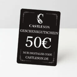 €200 CASTLESON Geschenkgutschein – Für Herrenanzüge & Accessoires -Herrenanzug Geschäft 200 castleson geschenkgutschein fuer herrenanzuege accessoires 50 00 953