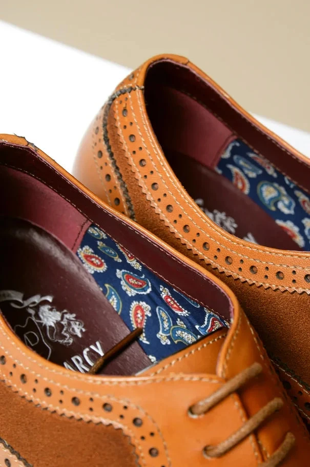 Braune Lederschuhe, Marc Darcy Bradley - Wingtip Brogue 5 Braune Lederschuhe, Marc Darcy Bradley - Wingtip Brogue – Bild 5