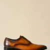 Braune Lederschuhe, Marc Darcy Jake - Wingtip Brogue