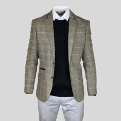 Business Casual Outfit - Albert Brown Mix Match
