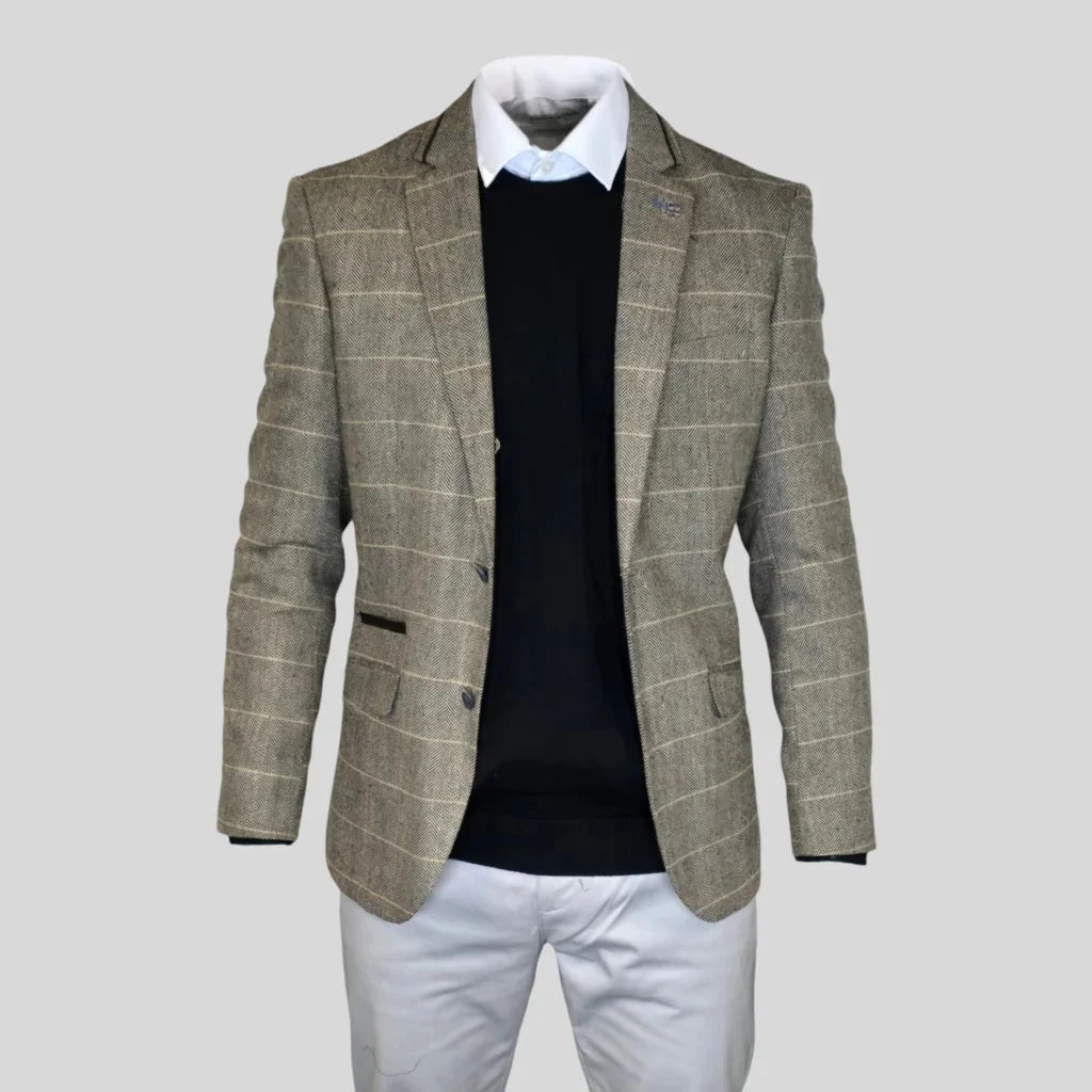 Business Casual Outfit - Albert Brown Mix Match 1 Business Casual Outfit - Albert Brown Mix Match