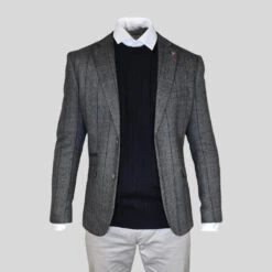 Business Casual Outfit - Albert Grey Mix Match