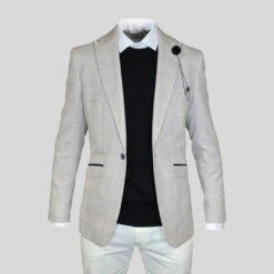 Business Casual Outfit - Caridi Beige Mix Match