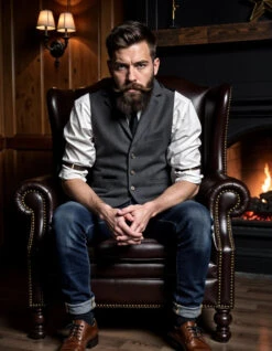 Herrenanzug Geschäft 19 Business Casual Outfit: Urban Edge Grey Mix & Match