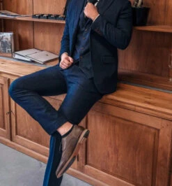 CASTLESON - Hose Chief Navy Tweed