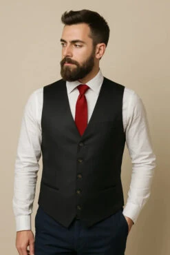 CASTLESON – Weste Bradley Schwarz