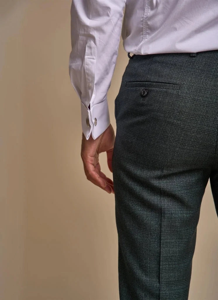 Cavani Caridi - Hose Olivgrün 2 Cavani Caridi - Hose Olivgrün – Bild 2