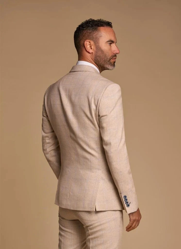 Cavani Caridi - Sakko Beige Double Breasted 2 Cavani Caridi - Sakko Beige Double Breasted – Bild 2