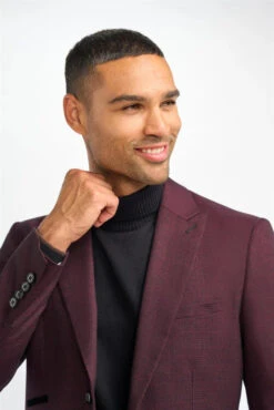 Cavani Caridi - Sakko Wine Red -Herrenanzug Geschäft cavani caridi sakko wine red 470