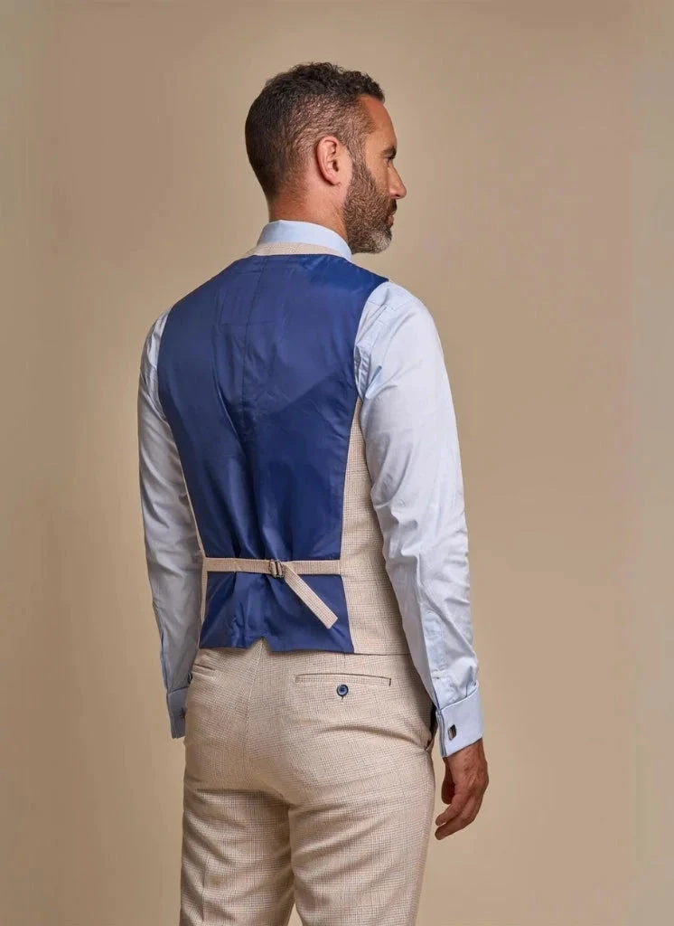 Cavani Caridi - Weste Beige 2 Cavani Caridi - Weste Beige – Bild 2