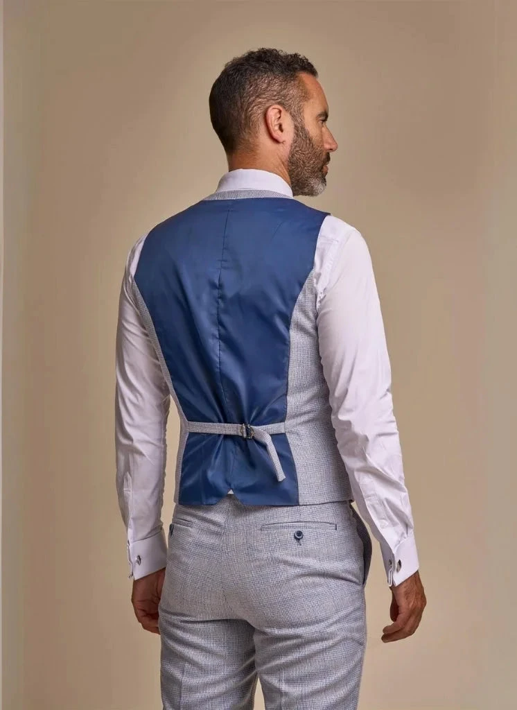 Cavani Caridi - Weste Himmelblau 2 Cavani Caridi - Weste Himmelblau – Bild 2