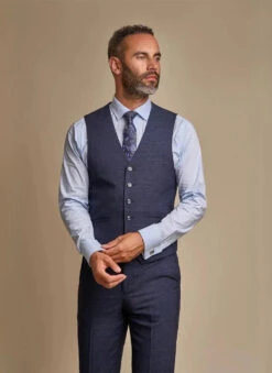 Cavani Caridi - Weste Marineblau 8 Cavani Caridi - Weste Marineblau -Herrenanzug Geschäft cavani caridi weste marineblau 325