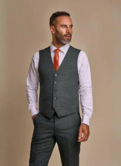 Cavani Caridi - Weste Olivgrün 8 Cavani Caridi - Weste Olivgrün -Herrenanzug Geschäft cavani caridi weste olivgruen 160