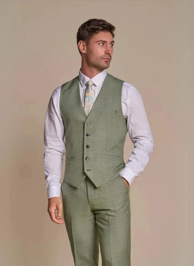 Cavani Caridi - Weste Salbeigrün 5 Cavani Caridi - Weste Salbeigrün – Bild 5