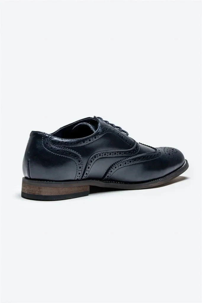 Cavani Clark Schuhe Navy - Wingtip Brogue 3 Cavani Clark Schuhe Navy - Wingtip Brogue – Bild 3