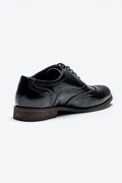 Cavani Clark Schuhe Schwarz - Wingtip Brogue -Herrenanzug Geschäft cavani clark schuhe schwarz wingtip brogue schoenen 514