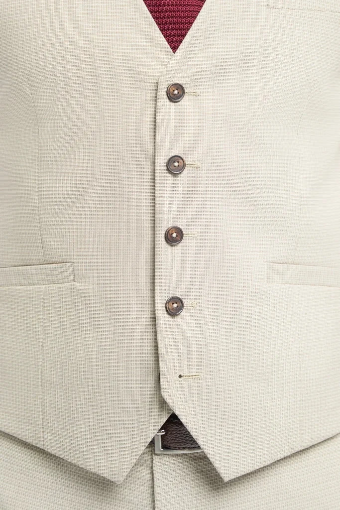 Cavani Hampton – Weste Beige 5 Cavani Hampton – Weste Beige – Bild 5