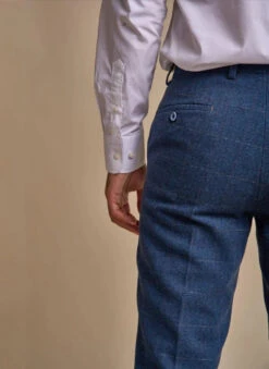 Cavani - Hose Carnegi Navy Tweed 4 Cavani - Hose Carnegi Navy Tweed -Herrenanzug Geschäft cavani hose carnegi navy tweed 487