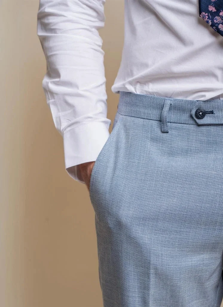 Cavani - Hose Miami Himmelblau Slim Fit 3 Cavani - Hose Miami Himmelblau Slim Fit – Bild 3