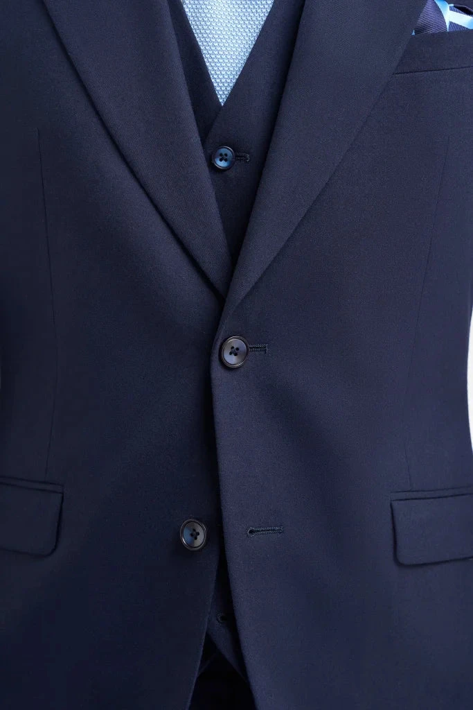 Cavani James – Sakko Navy Super 130s Wolle 2 Cavani James – Sakko Navy Super 130s Wolle – Bild 2