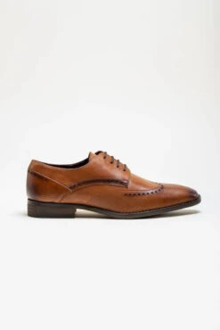 Cavani Lisbon Schuhe Hellbraun - Wingtip Brogue