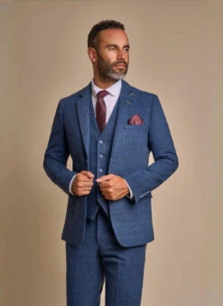 Cavani - Sakko Carnegi Marineblau Tweed