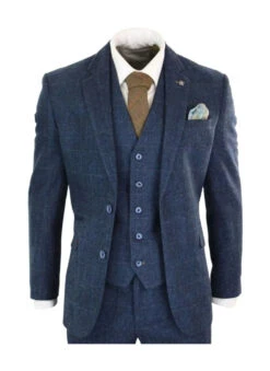 Cavani - Sakko Carnegi Marineblau Tweed 6 Cavani - Sakko Carnegi Marineblau Tweed -Herrenanzug Geschäft cavani sakko carnegi marineblau tweed 687