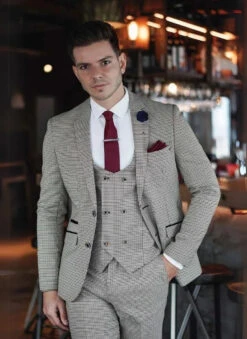 Cavani - Sakko Elwood Hahnentritt 5 Cavani - Sakko Elwood Hahnentritt -Herrenanzug Geschäft cavani sakko elwood hahnentritt 694