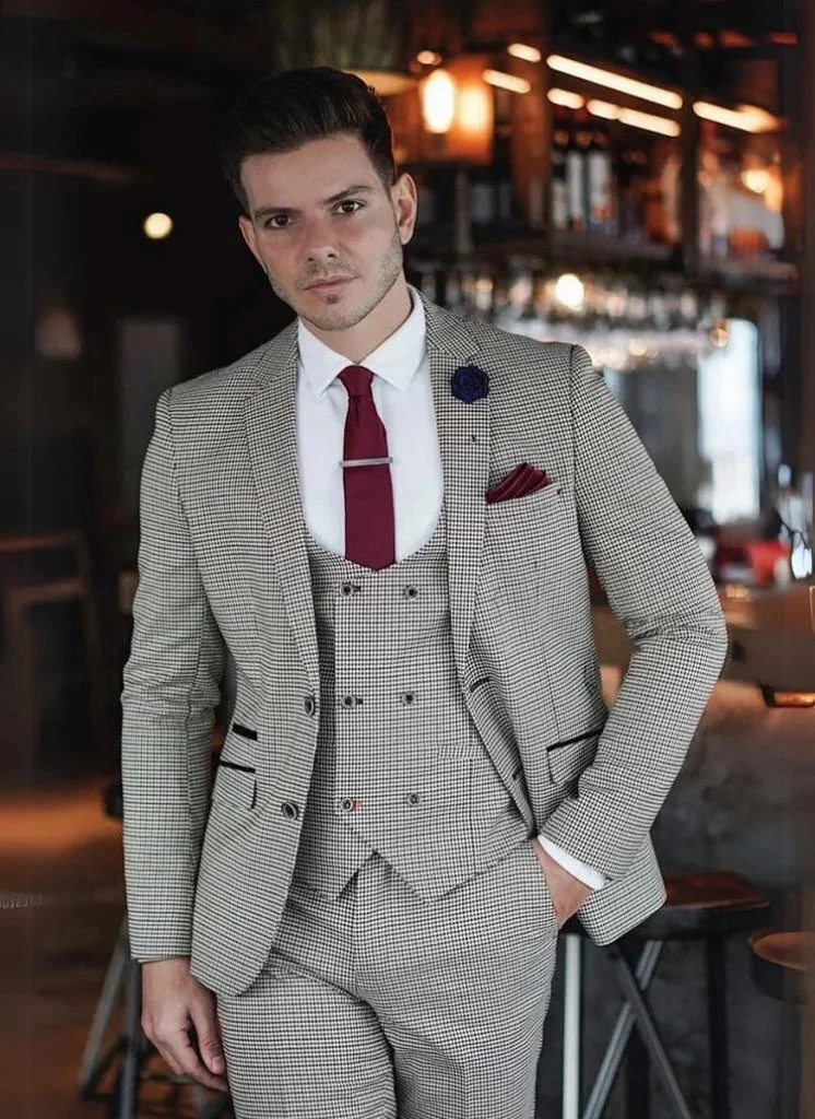 Cavani - Sakko Elwood Hahnentritt 3 Cavani - Sakko Elwood Hahnentritt – Bild 3