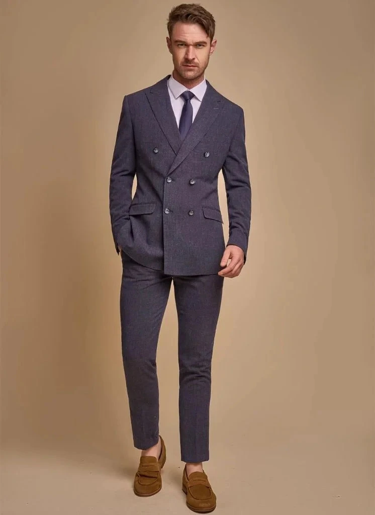 Cavani - Sakko Tokyo Navy Double Breasted 2 Cavani - Sakko Tokyo Navy Double Breasted – Bild 2