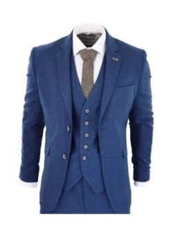 Cavani - Sakko Tweed Orson Blau 5 Cavani - Sakko Tweed Orson Blau -Herrenanzug Geschäft cavani sakko tweed orson blau 452