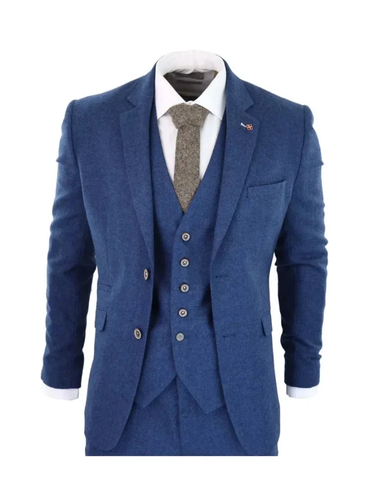 Cavani - Sakko Tweed Orson Blau 2 Cavani - Sakko Tweed Orson Blau – Bild 2