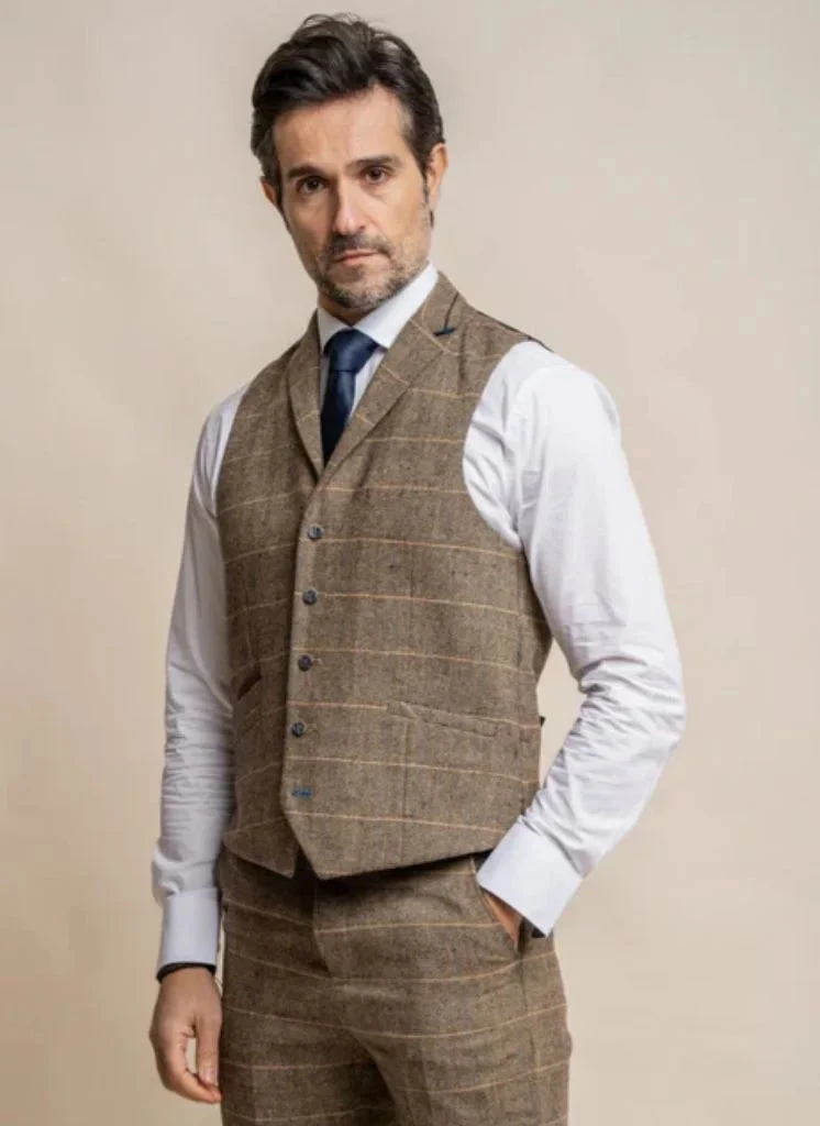 Cavani - Weste Albert Brown 1 Cavani - Weste Albert Brown