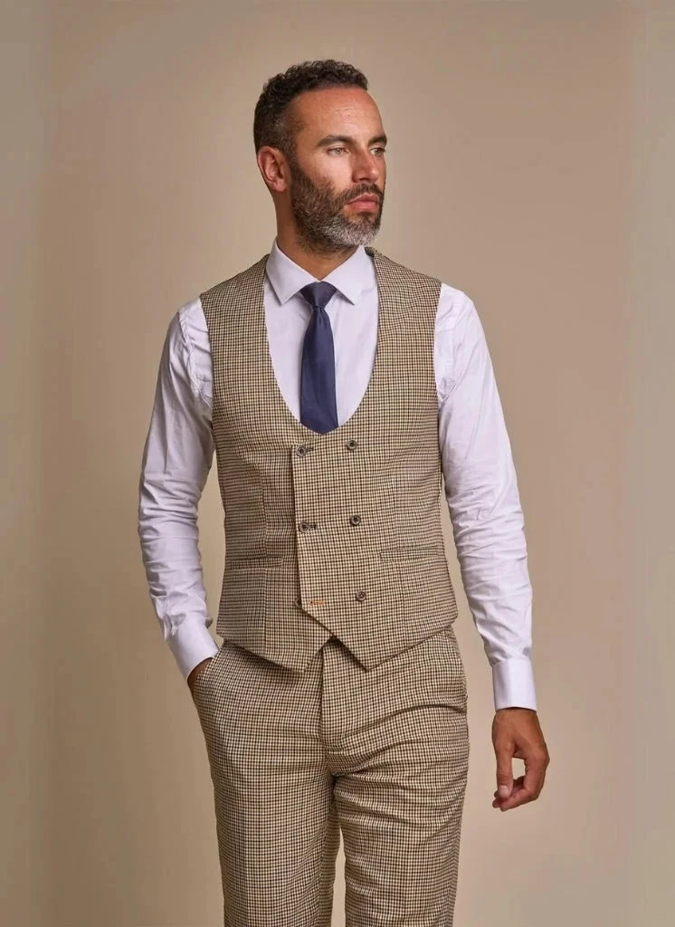 Cavani - Weste Elwood Hahnentritt 1 Cavani - Weste Elwood Hahnentritt