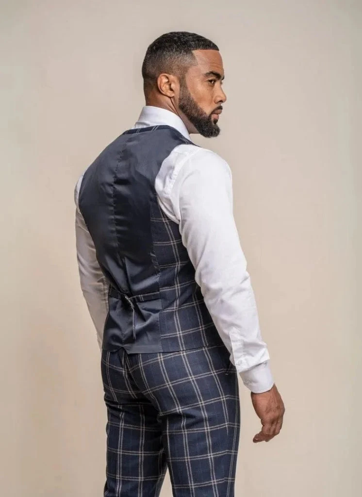 Cavani - Weste Hardy Marineblau, Gentlemans 2 Cavani - Weste Hardy Marineblau, Gentlemans – Bild 2