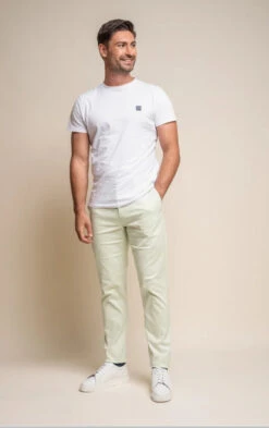 Chino Hose Herren Sage - Cavani Dakota