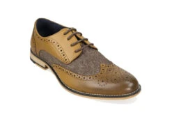 Dunkelbraune Tweed Schuhe | Cavani Horatio TAN 7 Dunkelbraune Tweed Schuhe | Cavani Horatio TAN -Herrenanzug Geschäft dunkelbraune tweed schuhe cavani horatio tan schoenen 812