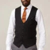 Kelvin Schwarzes Weste - Einreihig