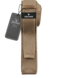 Krawatte Beige Strick - Sir Redman -Herrenanzug Geschäft krawatte beige strick sir redman stropdas 525