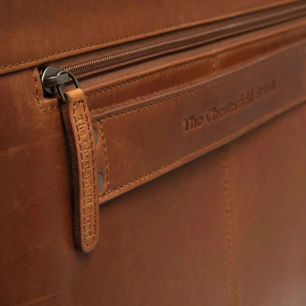 Leder-Aktentasche - The Chesterfield Brand Springfield Cognac 2 Leder-Aktentasche - The Chesterfield Brand Springfield Cognac – Bild 2