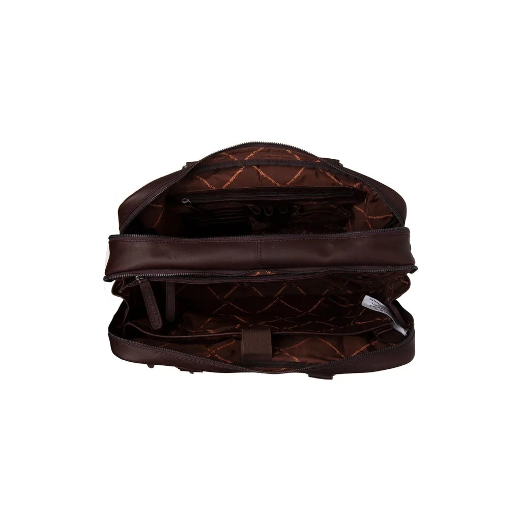 Leder-Laptoptasche - The Chesterfield Brand Boston Braun 6 Leder-Laptoptasche - The Chesterfield Brand Boston Braun – Bild 6