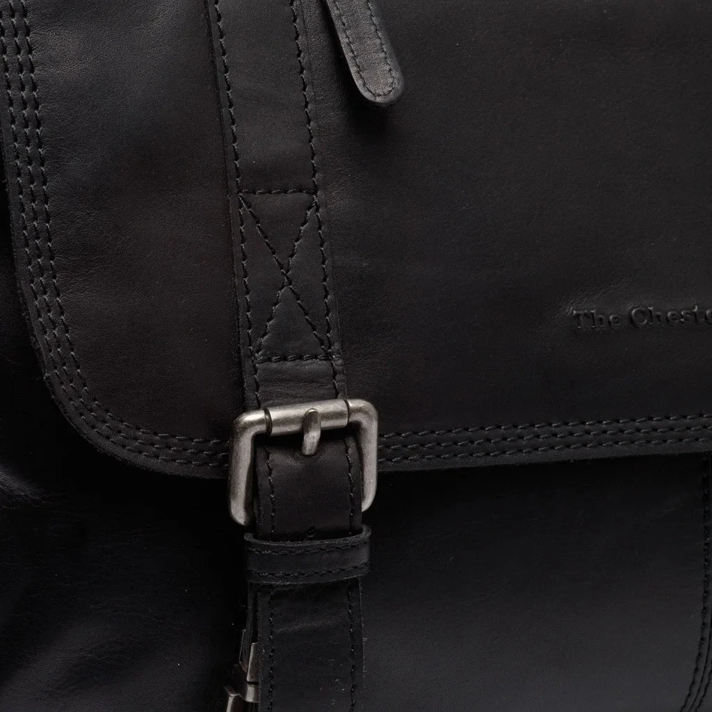 Leder-Laptoptasche - The Chesterfield Brand Veneto Schwarz 5 Leder-Laptoptasche - The Chesterfield Brand Veneto Schwarz – Bild 5