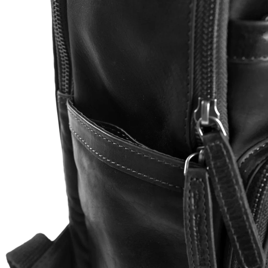 Leder Rucksack - The Chesterfield Brand Austin Schwarz 5 Leder Rucksack - The Chesterfield Brand Austin Schwarz – Bild 5