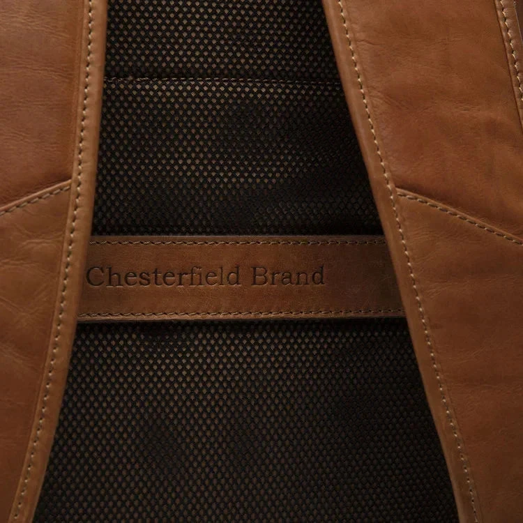 Leder Rucksack - The Chesterfield Brand Liverpool Cognac 6 Leder Rucksack - The Chesterfield Brand Liverpool Cognac – Bild 6