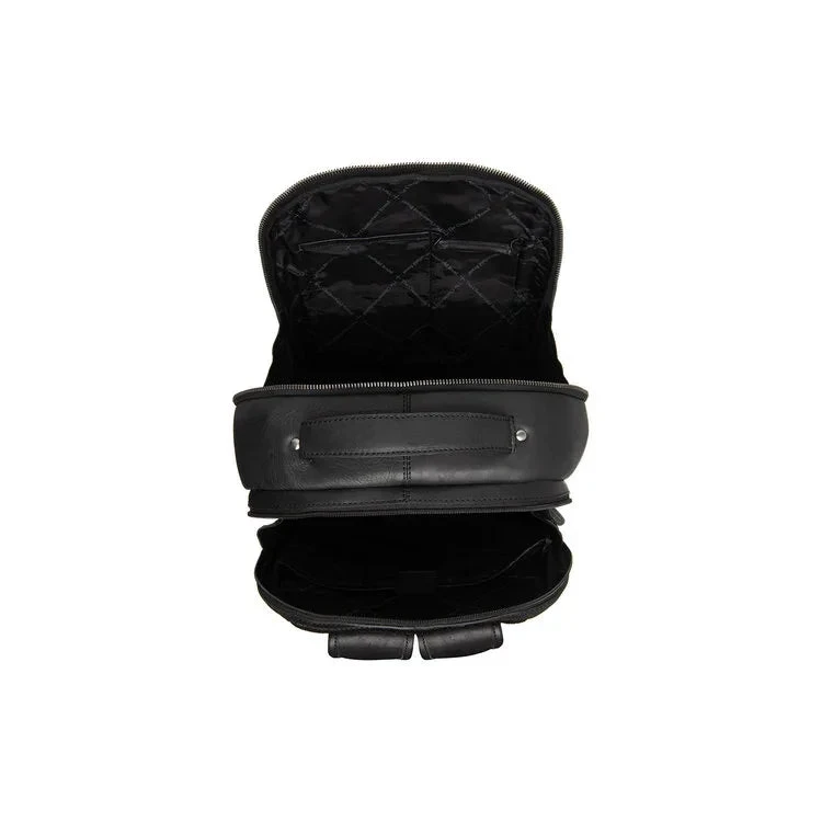 Leder Rucksack - The Chesterfield Brand Tokyo Schwarz 3 Leder Rucksack - The Chesterfield Brand Tokyo Schwarz – Bild 3