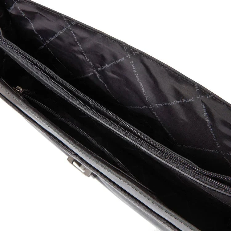 Lederne Aktentasche - The Chesterfield Brand Oxford Schwarz 5 Lederne Aktentasche - The Chesterfield Brand Oxford Schwarz – Bild 5