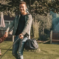 Lederner Reisetasche - The Chesterfield Brand Melbourne Schwarz -Herrenanzug Geschäft lederner reisetasche the chesterfield brand melbourne schwarz weekendtas 963