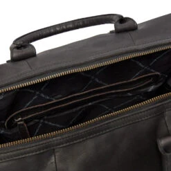 Lederner Reisetasche - The Chesterfield Brand Portsmouth Schwarz -Herrenanzug Geschäft lederner reisetasche the chesterfield brand portsmouth schwarz tassen 915